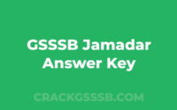 Jamadar answer key
