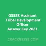 GSSSB ATDO Answer Key 2021